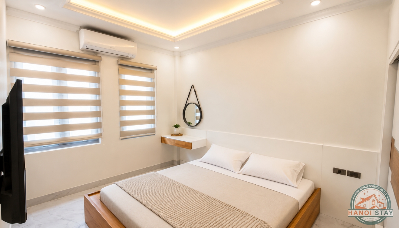 Modern 3BR House for Rent in Doi Can, Ba Dinh with Private Terrace 3