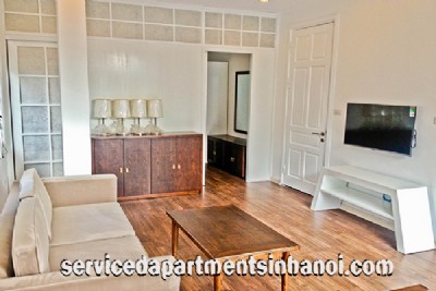 Modern One bedroom Apartment in Nguyen Chi Thanh street With beautiful Balcony for Rent