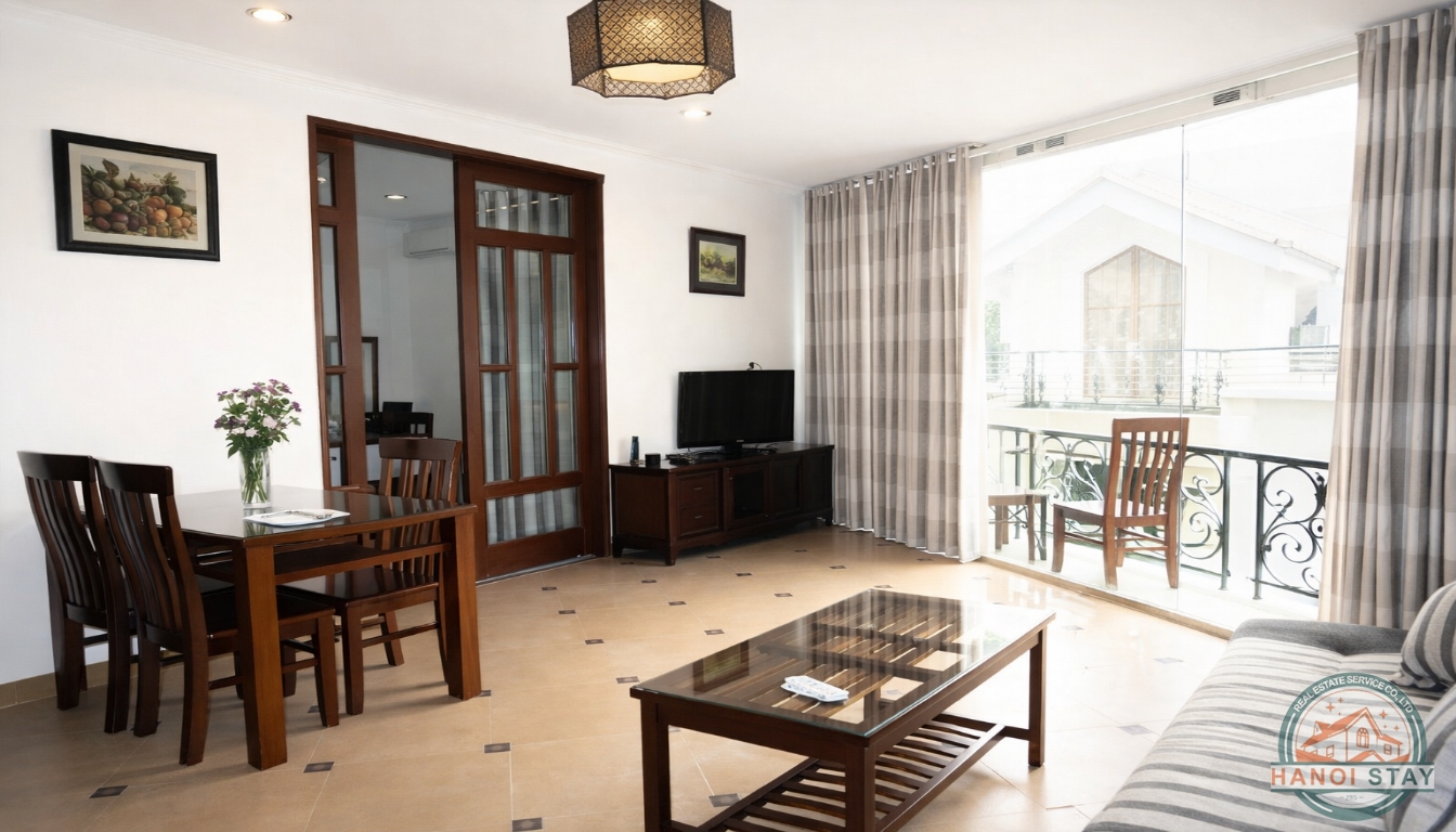 Modern one Bedroom Apartment Rental in Buoi str, Ba Dinh, Good Price 2