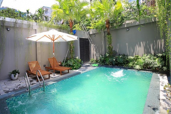 *Modern One Bedroom Property with Pool For Rent in Dang Thai mai street, Tay Ho*