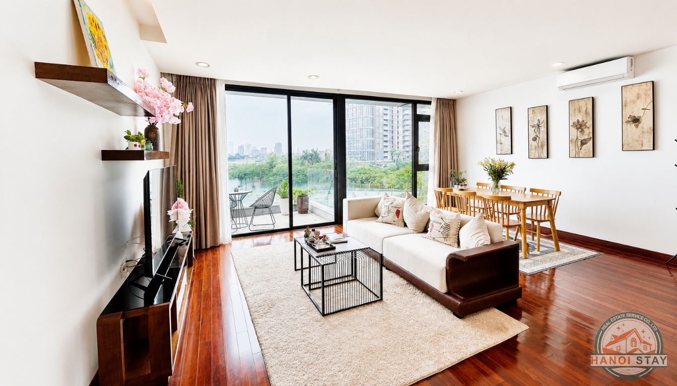 New Lake View 2-Bedroom Apartment for Rent in Quang Khanh, Tay Ho – Favourable Price 1