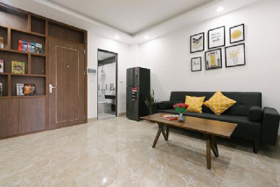 *New & Modern Two Bedroom ApartmentFor Rent near Hoang Cau Lake, Dong Da*