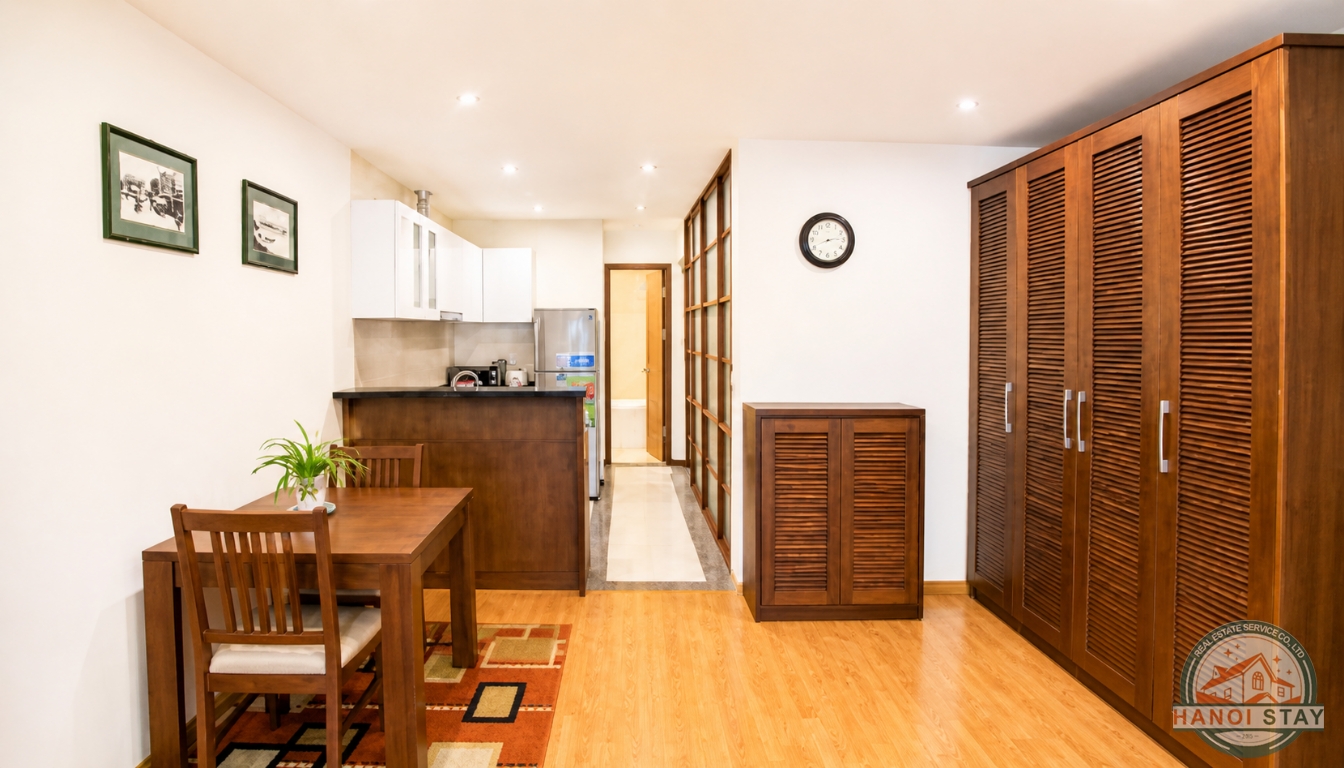 NGOC KHANH LAKE VIEW APARTMENT FOR RENT IN BA DINH, NEAR LOTTE CENTER 4