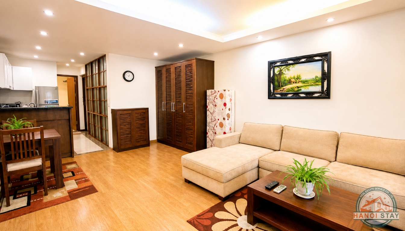 NGOC KHANH LAKE VIEW APARTMENT FOR RENT IN BA DINH, NEAR LOTTE CENTER 6