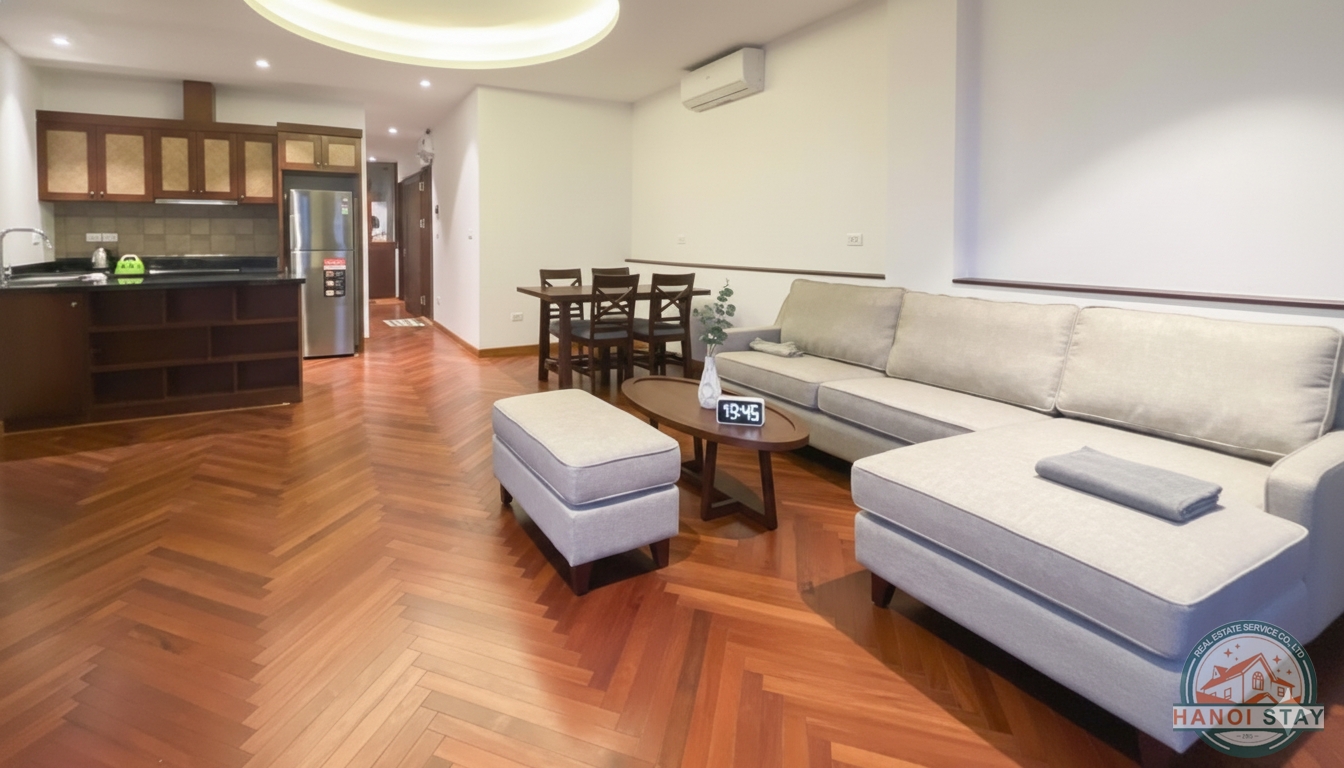 Nice 2 BEDROOM APARTMENT FOR RENT IN QUANG KHANH AREA, TAY HO 2