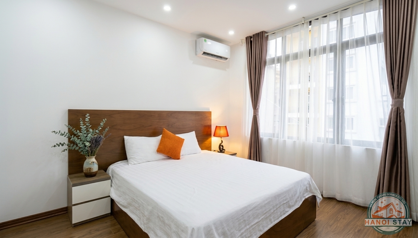 Nice & Big Balcony 1BR Apartment for Rent near Lotte Center, Ba Dinh 1