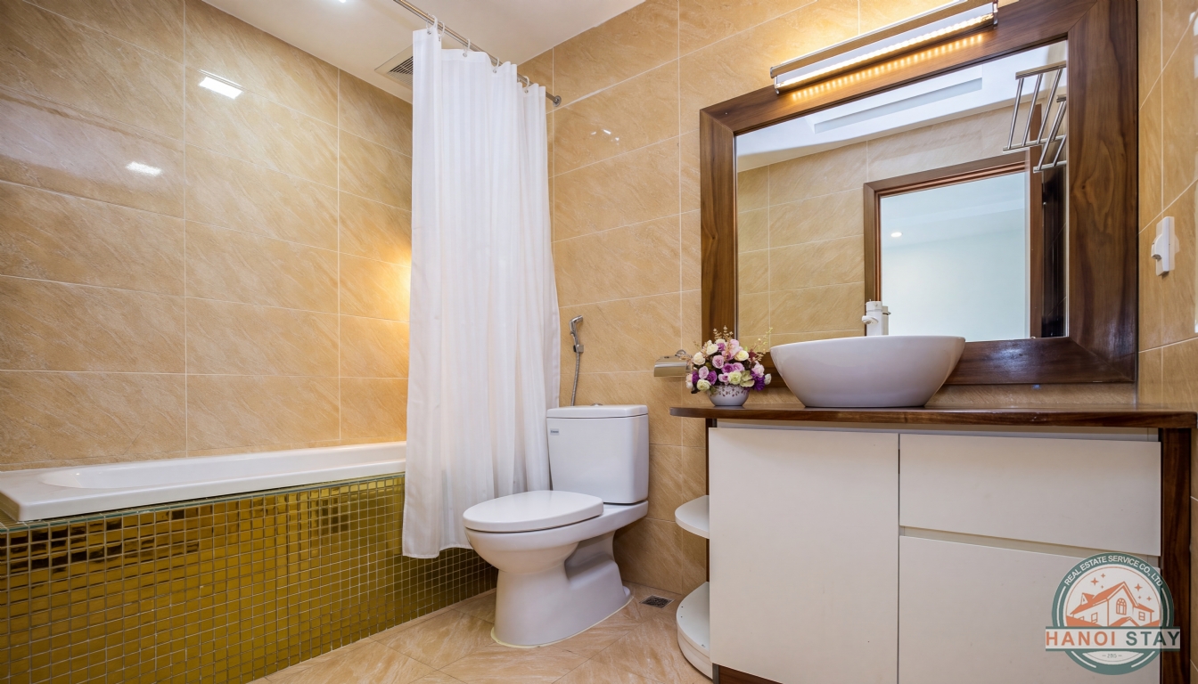 Nice & Big Balcony 1BR Apartment for Rent near Lotte Center, Ba Dinh 2