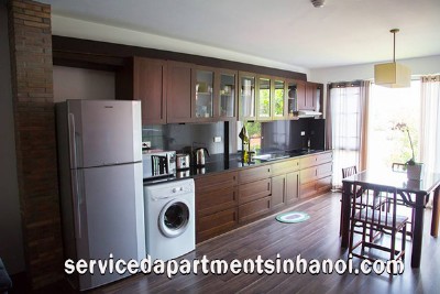 Nicely renovated 1 bedroom apartment in an elevator building off Dang Thai Mai str