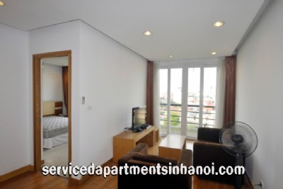 One Bedroom Apartment with Lakeview for Rent in Xuan Dieu street, Hanoi