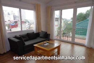 Open Floor Plan One Bed Apartment Rental in Yet Kieu str, Hoan Kiem