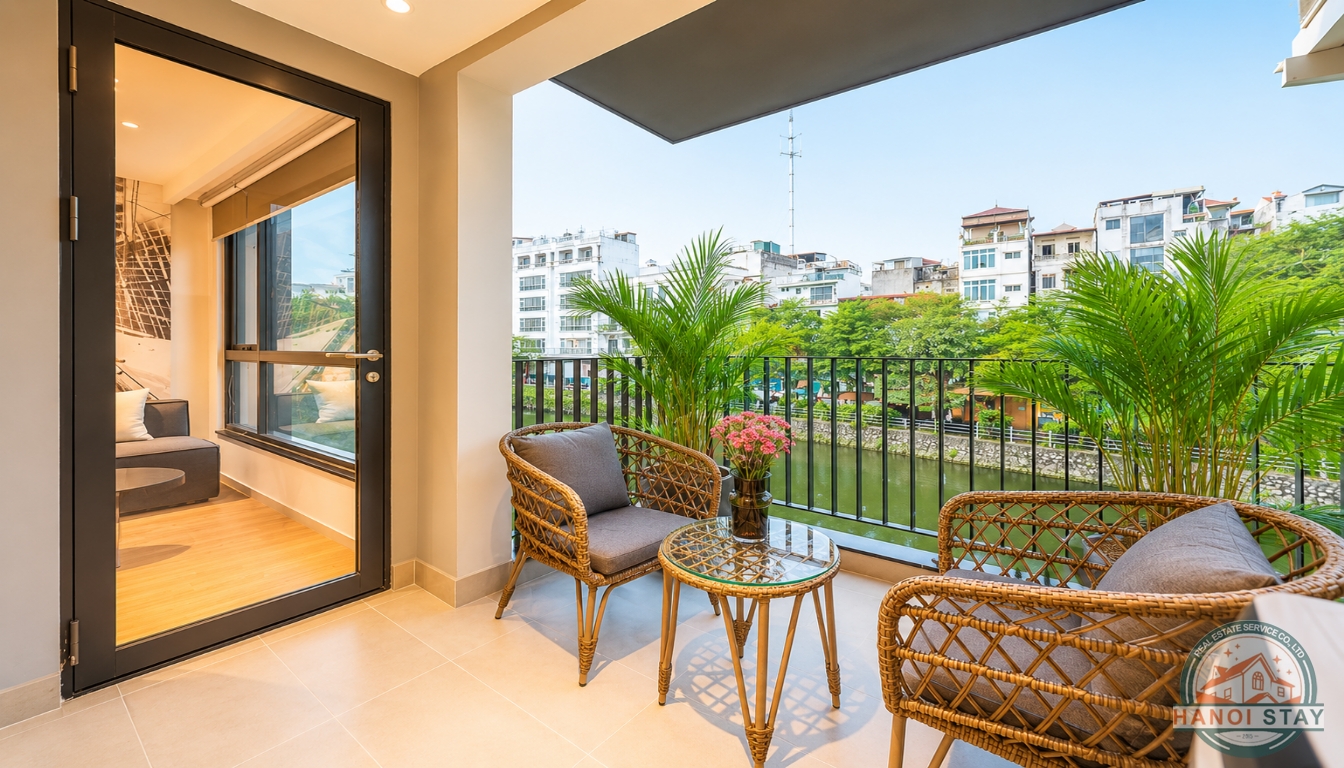 Open view & Lake view, full of light 2BR apartment Rental in Truc Bach Area, Ba Dinh 1
