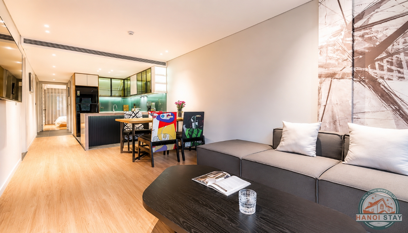 Open view & Lake view, full of light 2BR apartment Rental in Truc Bach Area, Ba Dinh 2