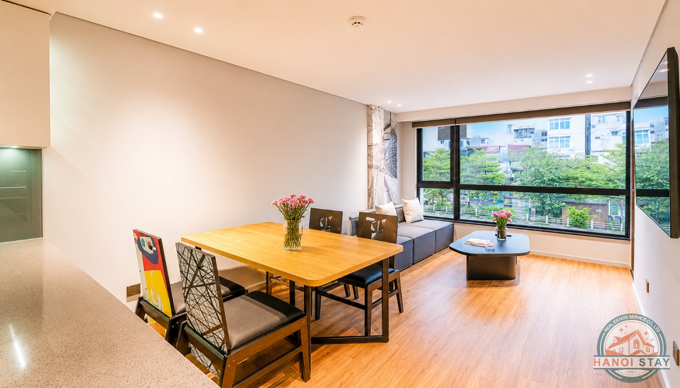 Open view & Lake view, full of light 2BR apartment Rental in Truc Bach Area, Ba Dinh 3