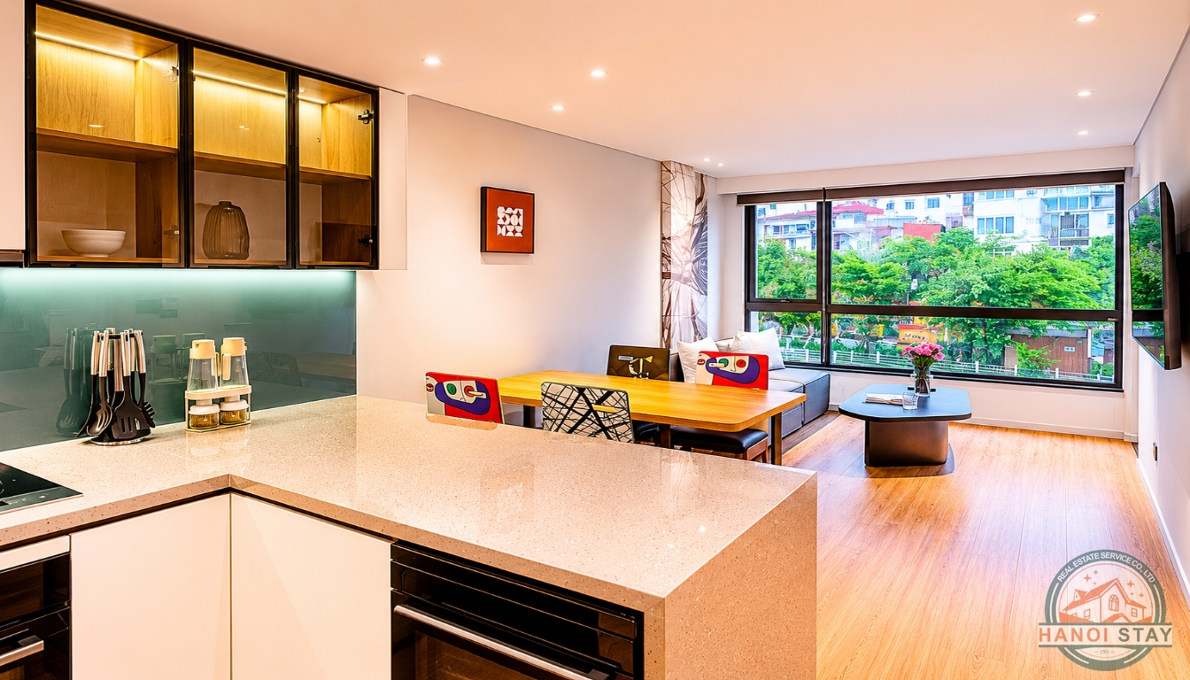 Open view & Lake view, full of light 2BR apartment Rental in Truc Bach Area, Ba Dinh 4