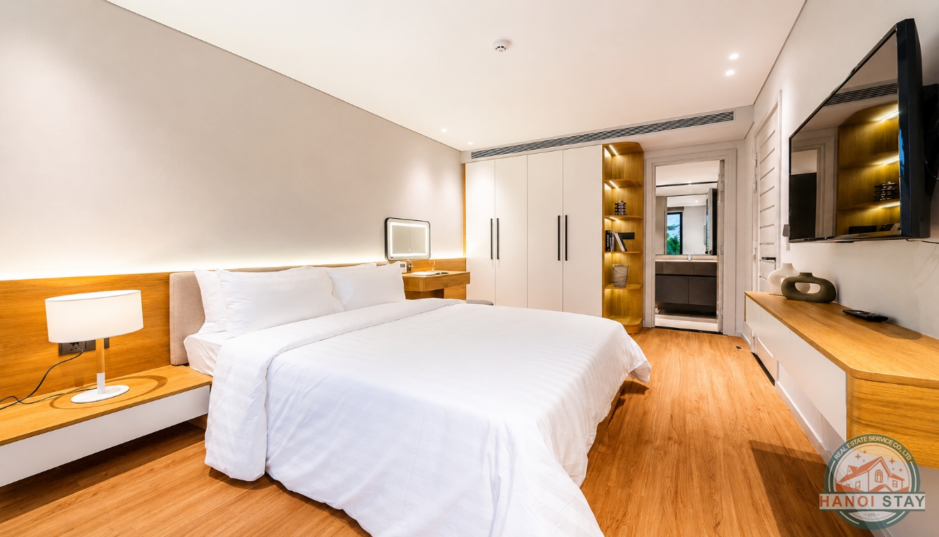 Open view & Lake view, full of light 2BR apartment Rental in Truc Bach Area, Ba Dinh 4