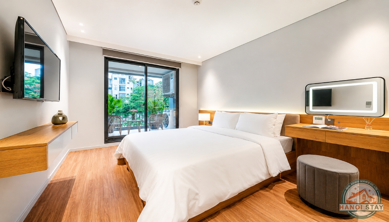 Open view & Lake view, full of light 2BR apartment Rental in Truc Bach Area, Ba Dinh 5