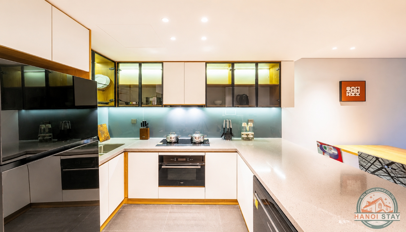 Open view & Lake view, full of light 2BR apartment Rental in Truc Bach Area, Ba Dinh 5