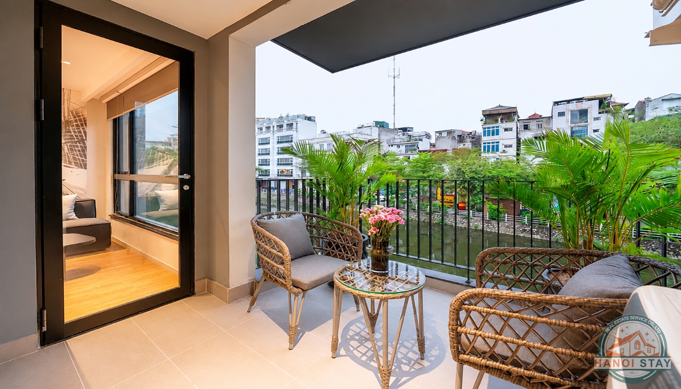 Open view & Lake view, full of light 2BR apartment Rental in Truc Bach Area, Ba Dinh 10