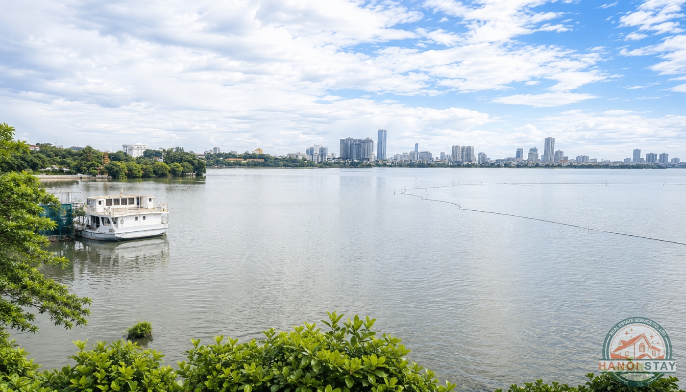Panorama Lake view Apartment For Rent in Yen Hoa Street, Tay Ho, Great Location 2