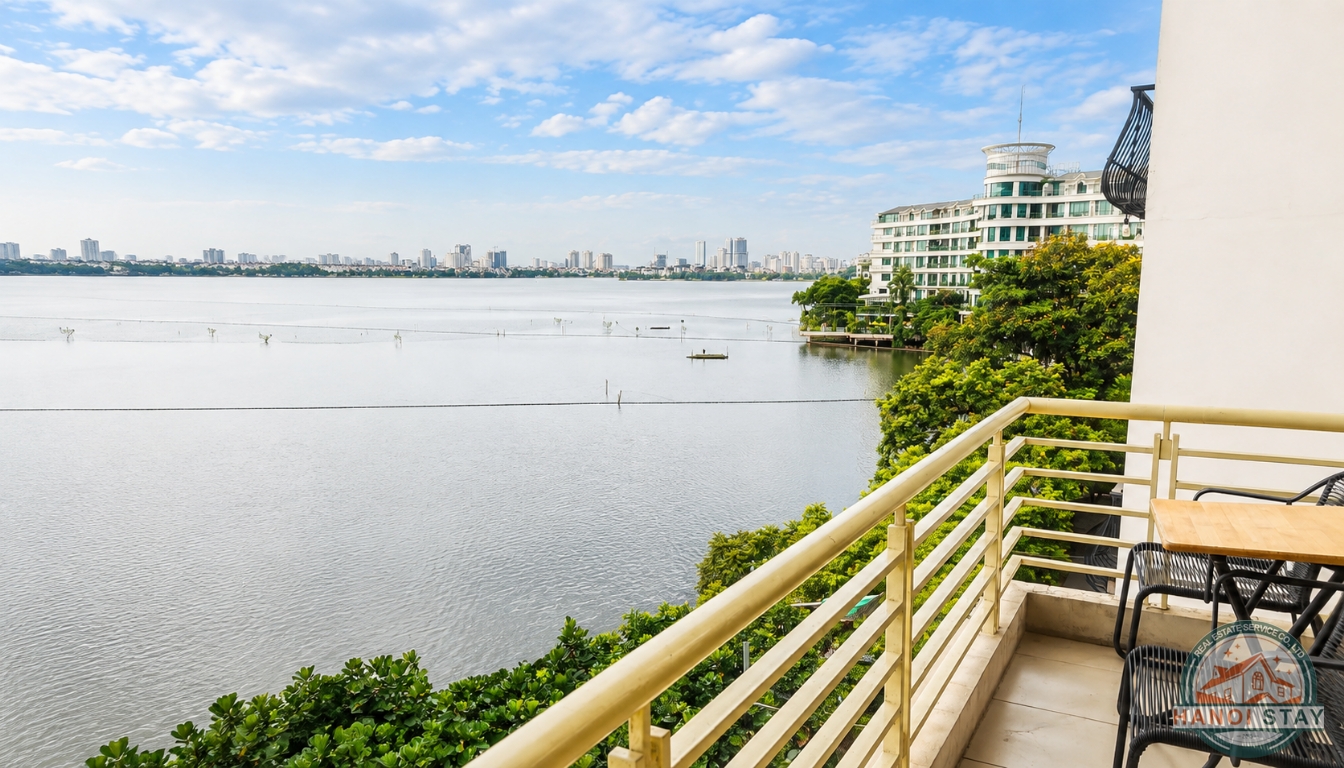 Panorama Lake view Apartment For Rent in Yen Hoa Street, Tay Ho, Great Location 5