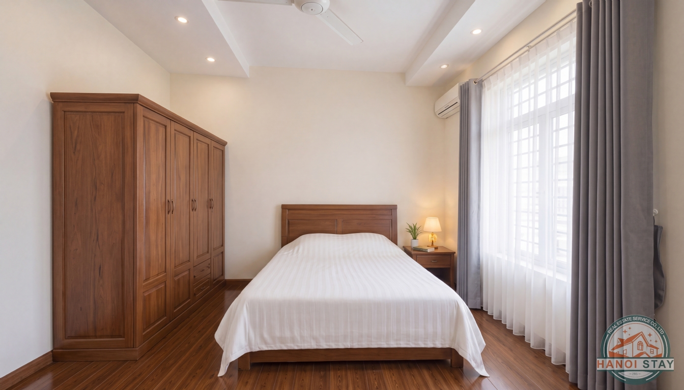 Panorama Lake view Apartment For Rent in Yen Hoa Street, Tay Ho, Great Location 2