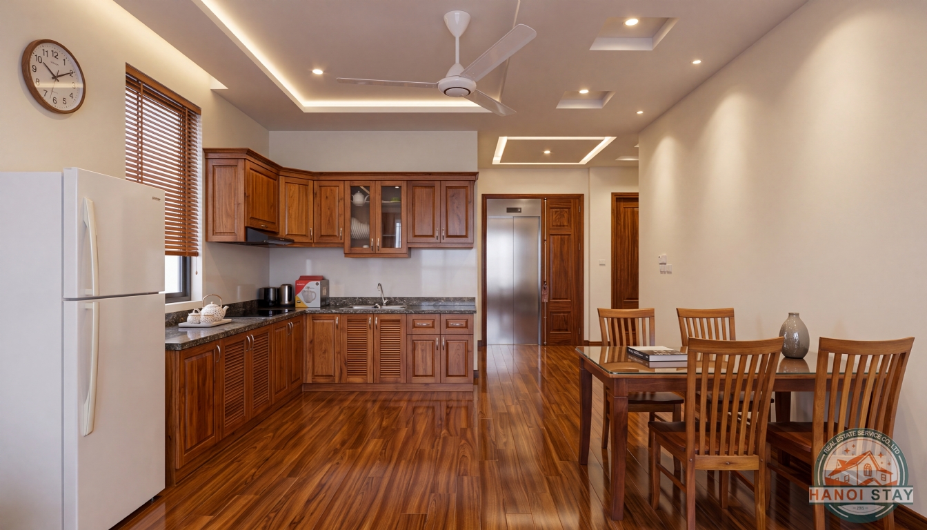 Panorama Lake view Apartment For Rent in Yen Hoa Street, Tay Ho, Great Location 3