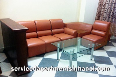 Private serviced apartment for rent near Tran Hung Dao street, Hai Ba Trung