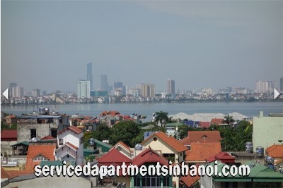 Very Spacious One Bedroom Apartment Rental in Nghi Tam str, Tay Ho, Beautiful View in Balcony
