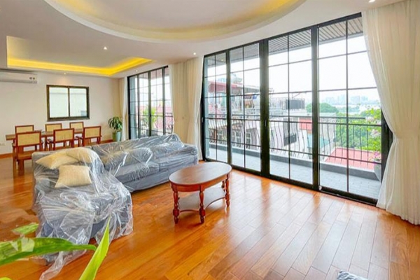 Serene Living: Tranquil 4-Bedroom Duplex Apartment in Tay Ho for Rent