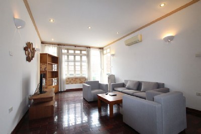 Spacious Serviced Apartment For Rent in To Ngoc Van, 2 beds, Wooden Floor