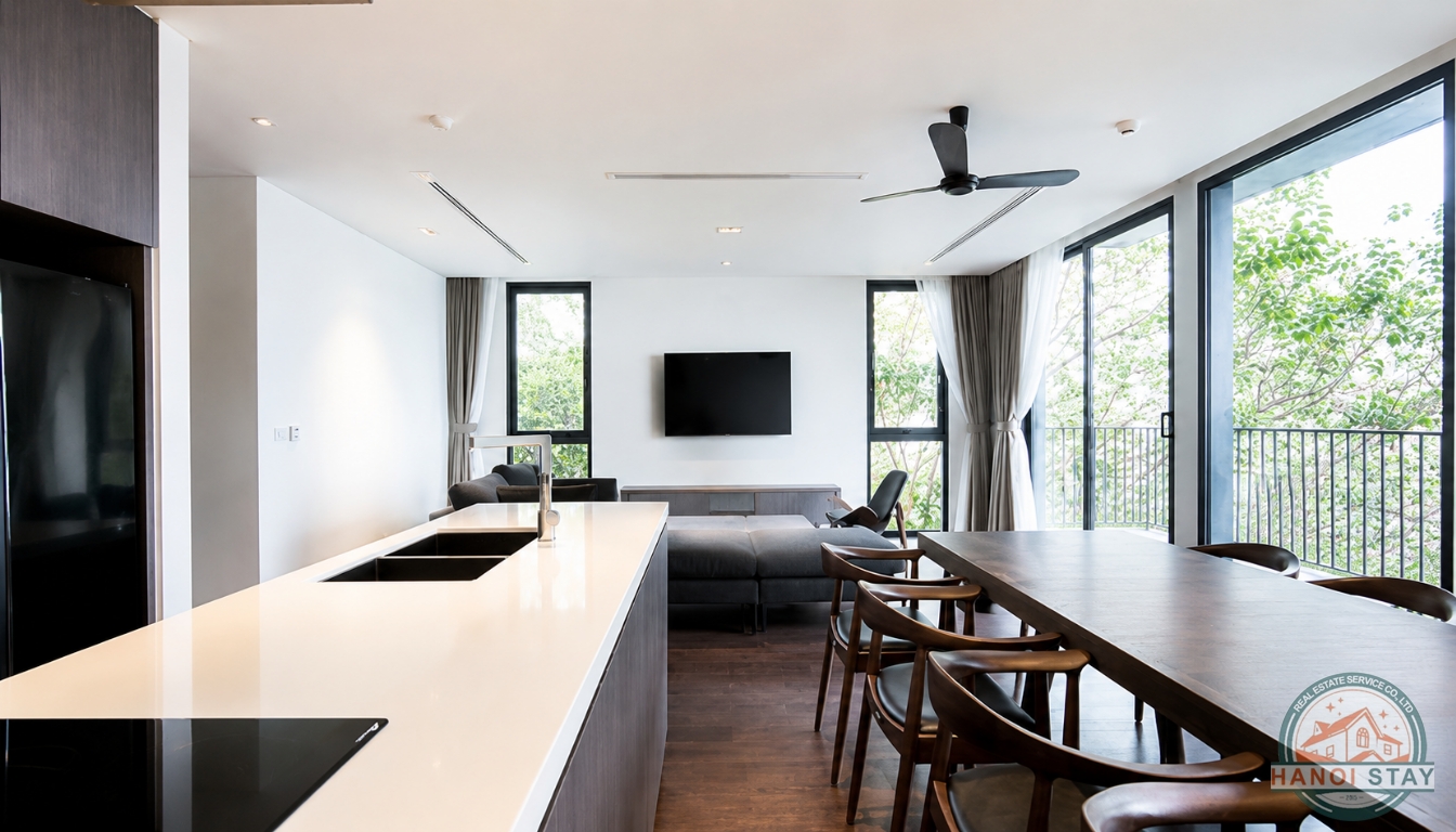 Spectacular 4 bedroom apartment located in Quang Khanh street★Panorama Lake View 3