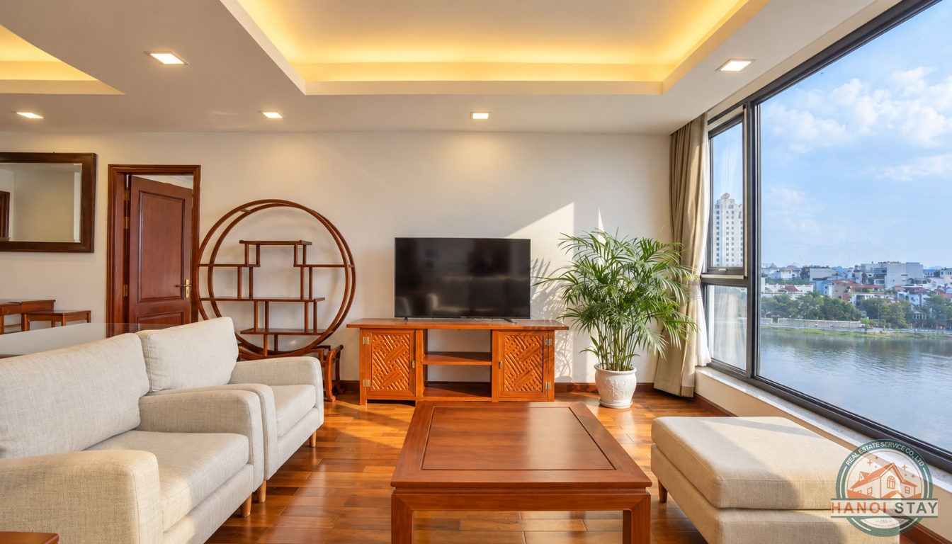 Stunning 2 Bedroom Lake View Apartment on Xuan Dieu Street, Tay Ho, Hanoi 7