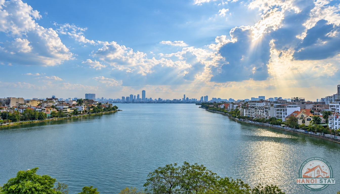 Stunning 2 Bedroom Lake View Apartment on Xuan Dieu Street, Tay Ho, Hanoi 3