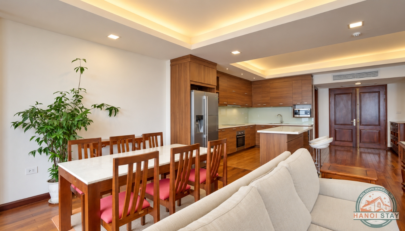 Stunning 2 Bedroom Lake View Apartment on Xuan Dieu Street, Tay Ho, Hanoi 4