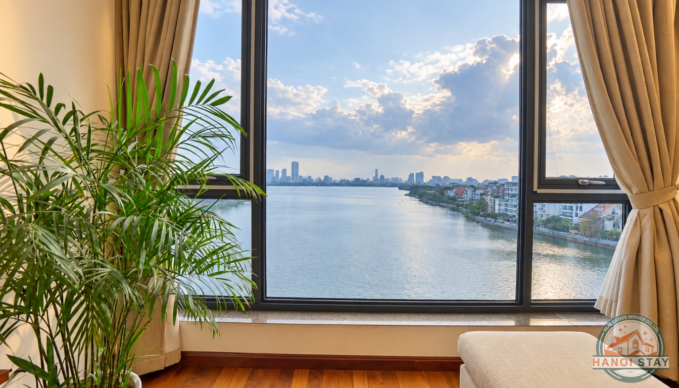 Stunning 2 Bedroom Lake View Apartment on Xuan Dieu Street, Tay Ho, Hanoi 8