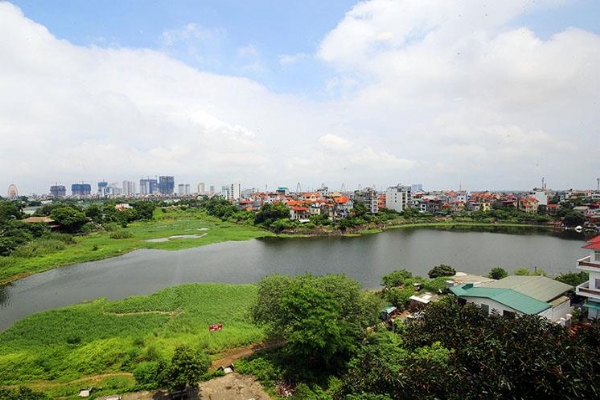 Stunning Lake View Two Bedroom Apartment in To Ngoc Van street, Tay Ho