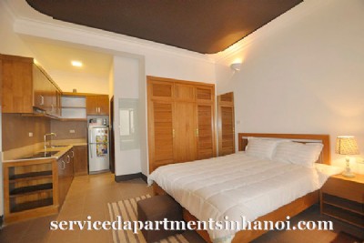 Stunning rental serviced apartment for rent in Tay Ho, one bed, full of light