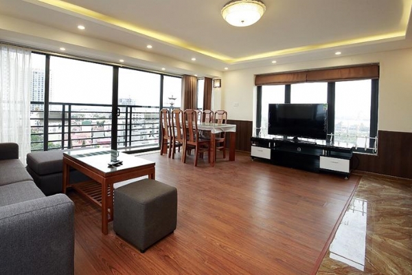 Super Bright 2 Bedroom Apartemnt Rental in To Ngoc Van Street, Tay Ho, Very Nice View