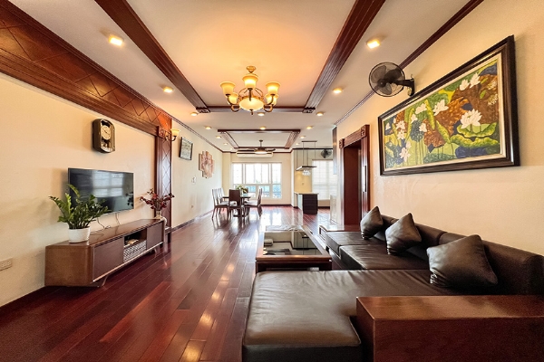 Top Floor Luxury: 4BR Duplex with Lake View in Truc Bach, Ba Dinh