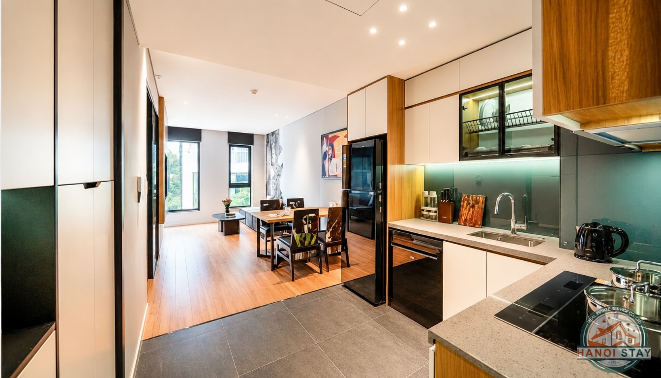 Lake View 03 Bedroom Apartment For Rent in Truc Bach Area, Ba Dinh 5