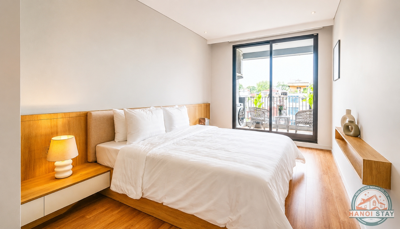 Lake View 03 Bedroom Apartment For Rent in Truc Bach Area, Ba Dinh 6