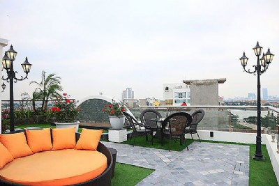 *Modern Two Bedroom Apartment For rent in Tay Ho district with Beautiful Balcony*