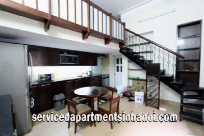 Two Level Serviced Apartment rental in Nguyen Truong To street, Ba Dinh