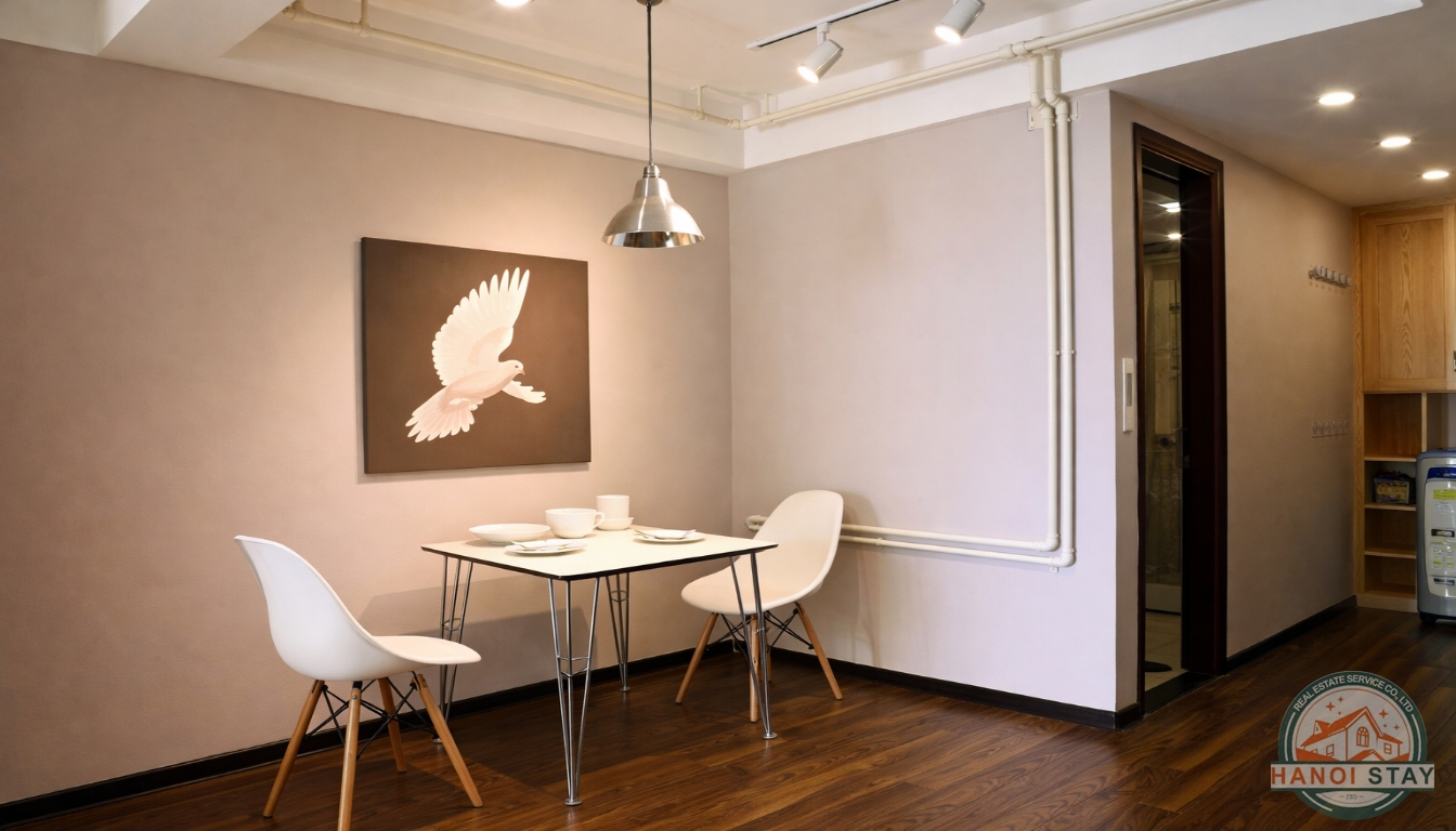 Very Modern Apartment For rent in Van Cao street, Ba Dinh, Nice Design 3
