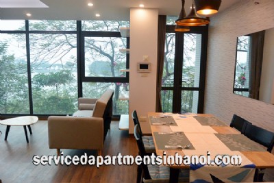 Very Modern One Bedroom Apartment Rental in Truc Bach, Ba Dinh, Beautiful Lake View