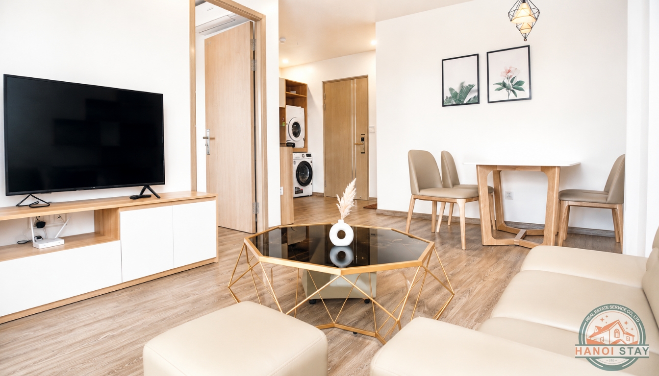 VERY NICE 1 BR APARTMENT FOR RENT NEAR TRINH CONG SON STR, TAY HO, FREE GYM 2