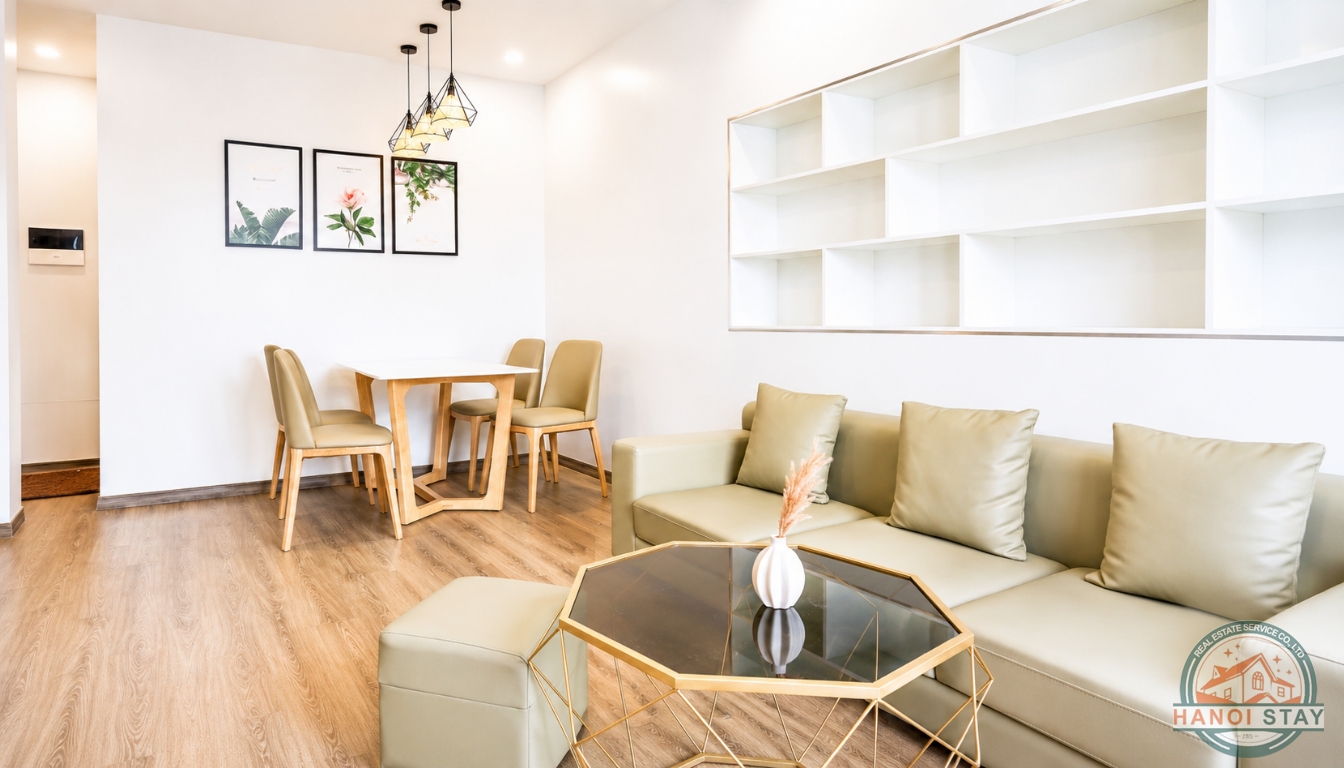 VERY NICE 1 BR APARTMENT FOR RENT NEAR TRINH CONG SON STR, TAY HO, FREE GYM 3
