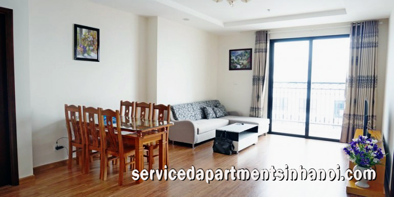 Well Furnished Two bedroom apartment at T2 Building, Times City, High floor 1