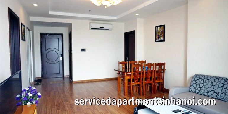Well Furnished Two bedroom apartment at T2 Building, Times City, High floor 3