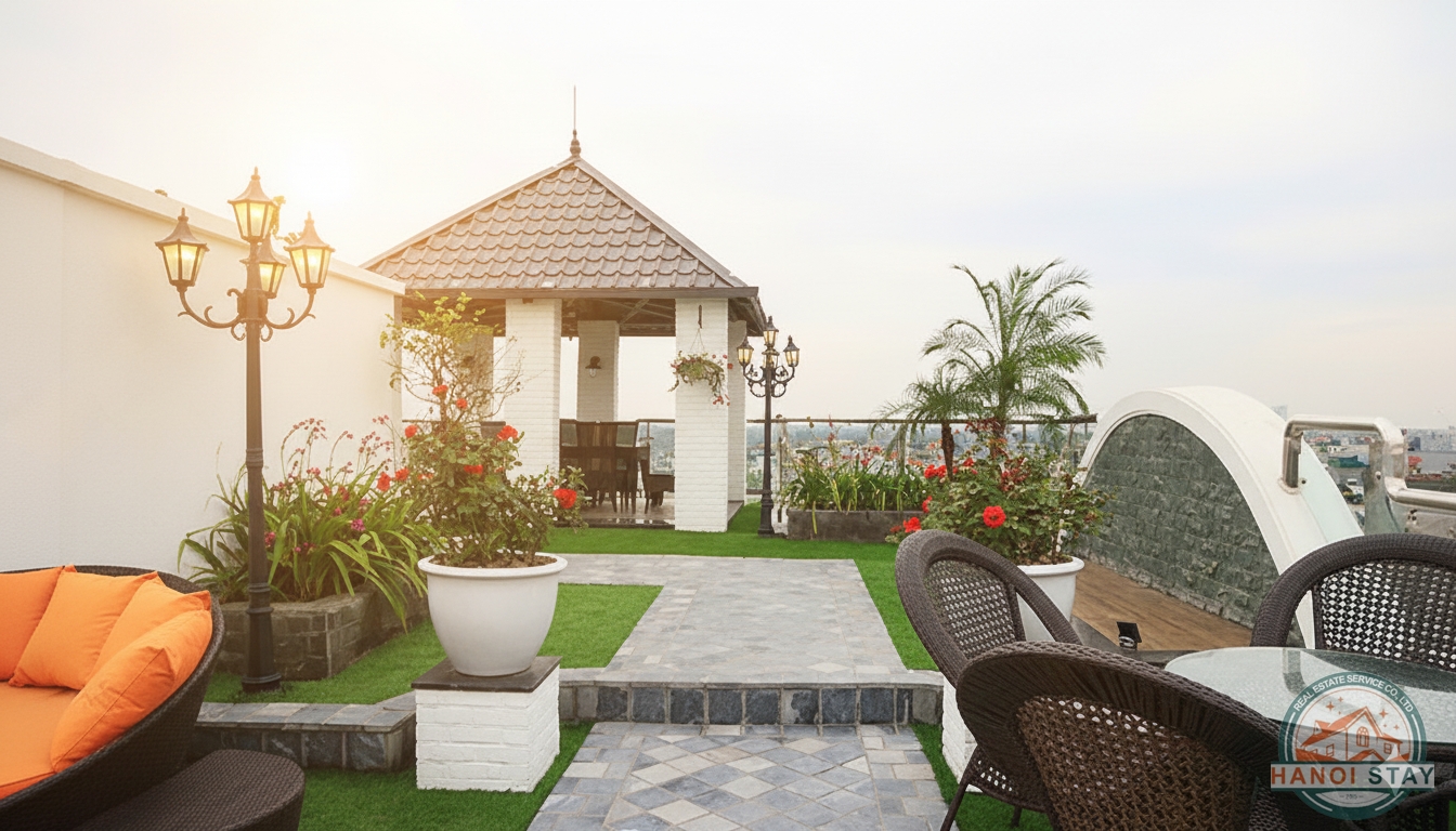 WELL MAINTAINED 2 BR Apartment for Rent Near TO NGOC VAN STREET, TAY HO 4